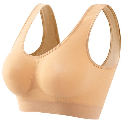 Women's Seamless Push-Up Wireless Sports Bra (S-5XL)