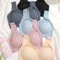 3Pcs Plus Size Seamless Wireless Sport Bras