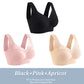 3Pcs Plus Size Seamless Wireless Sport Bras